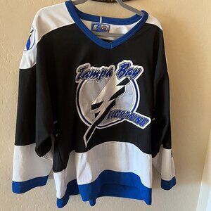 Vintage TAMPA BAY LIGHTNING (BOLTS) - NHL Hockey Jersey Men’s Size L